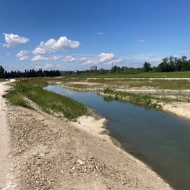 Cadereau Vistre fontaine après travaux (le long des jardins partagés)