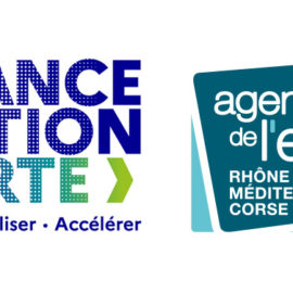 Logos France Nation Verte et Agence de l'Eau Rhône Méditerranée Corse