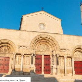 Abbatiale de Saint-Gilles - Photo Magazine Nîmes Métropole (septembre 2021)